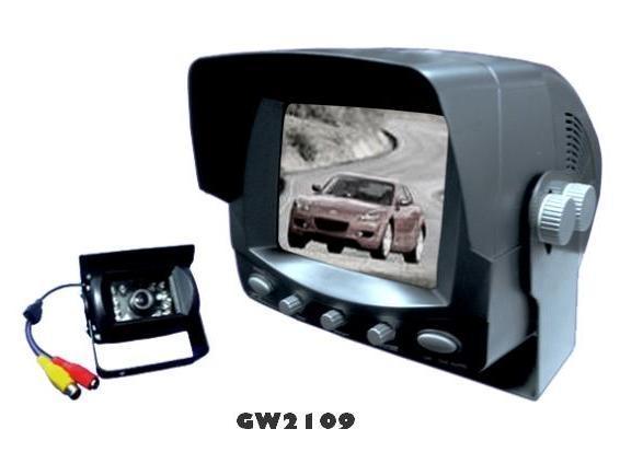 5.7寸黑白遮阳式专用车载后视监视器（GW2109）