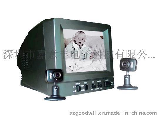 有输入和输出的黑白监视器(GW205-2显示主机)